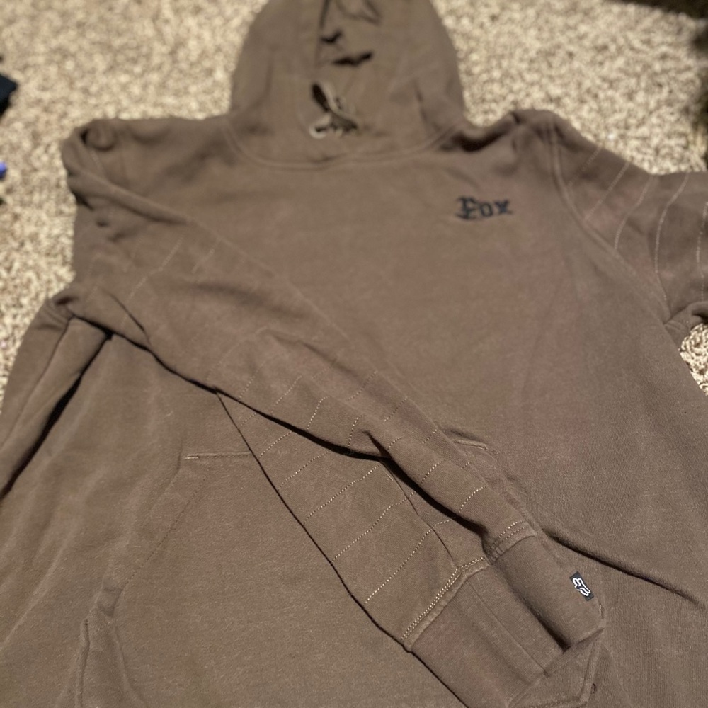 Fox racing cropped hoodie